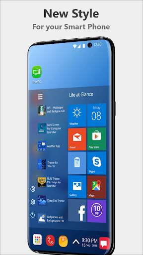 S9 Theme for Computer Launcher Style screenshot 3