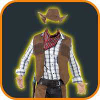 Cowboy Costume Photo Suit on 9Apps
