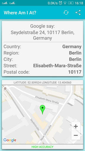 Where Am I At - Find My Location Helper screenshot 1