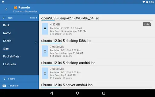 Vuze Remote screenshot 15
