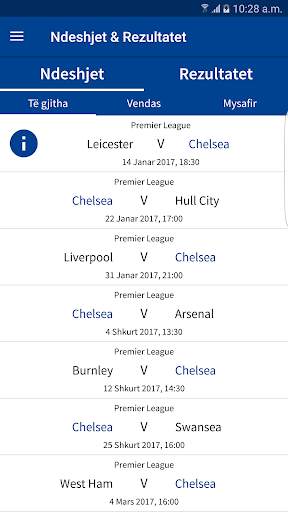 Chelsea Shqip screenshot 3