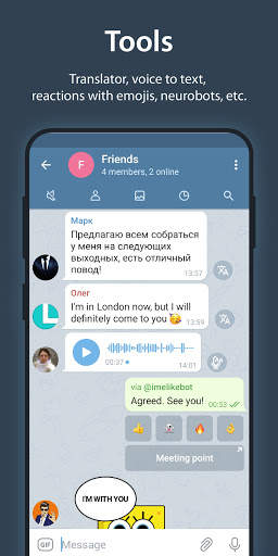 iMe Messenger & Crypto Wallet screenshot 5