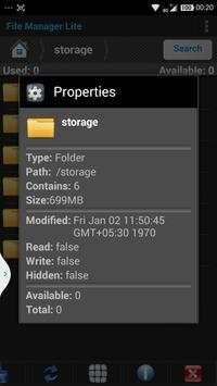 File Manager Lite screenshot 3