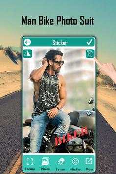 Man Bike Rider Photo Suit screenshot 5