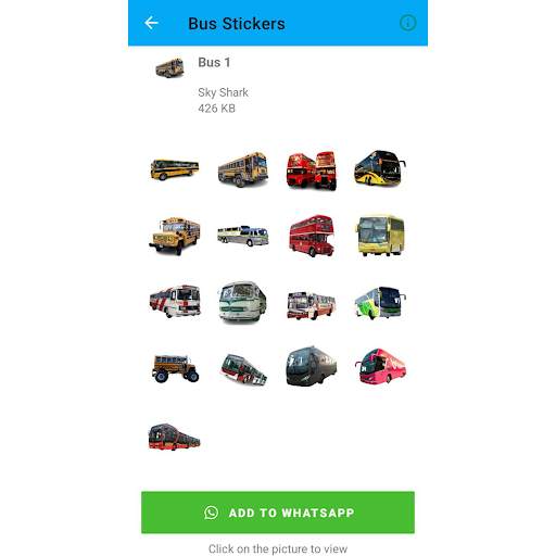 Bus Stickers For WhatsApp screenshot 7