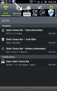 Quick Status Bar screenshot 1