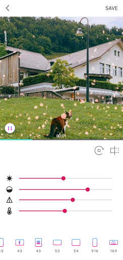 Video Adjuest - Video brightness, saturation screenshot 1