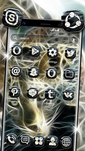 Fractal Leopard Launcher Theme screenshot 4