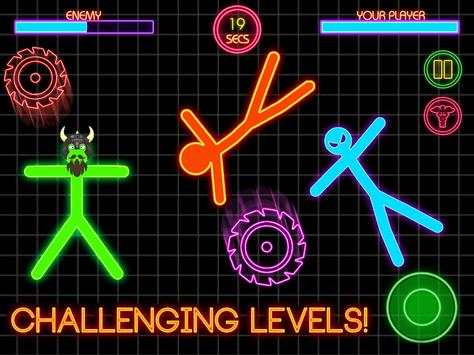 Stickman Fighting 2 Speler Warriors Fysica Games screenshot 5