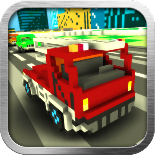 Blocky Highway Traffic Racer icon