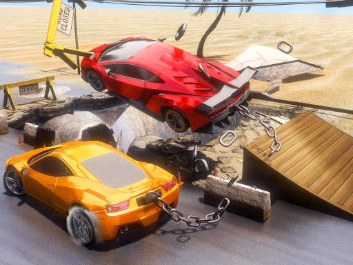 Chained Mega Ramp Car Stunt GT Racing Stunts Game screenshot 7