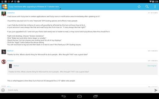Windows Forums screenshot 10