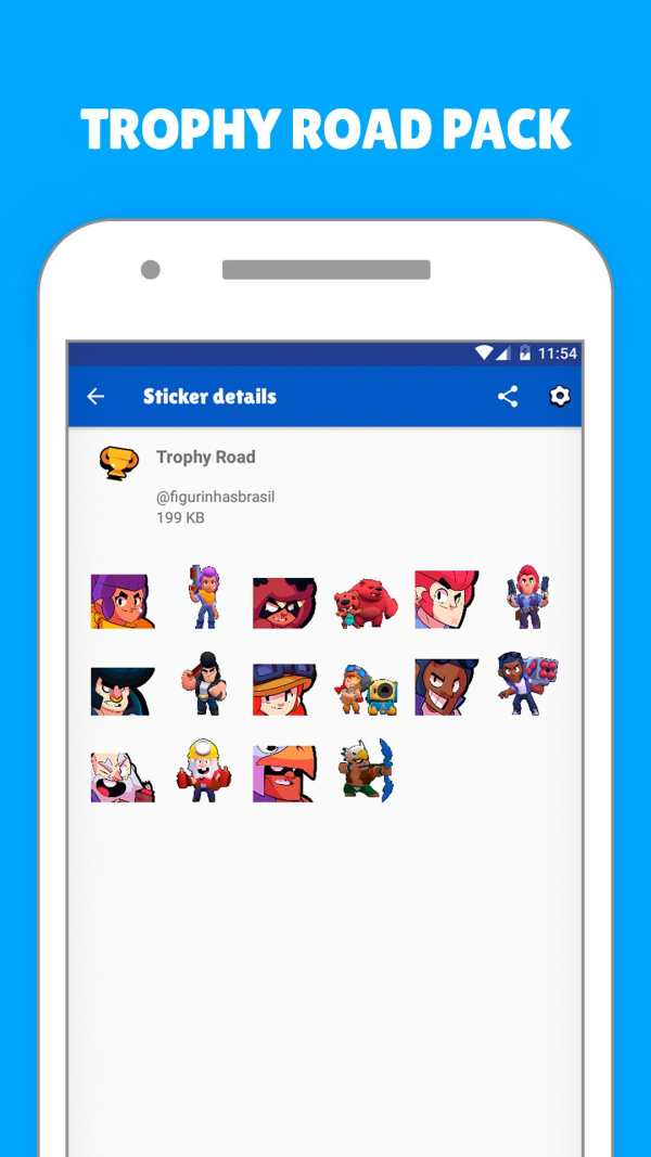 Brawl Stars Stickers: Stickers for WhatsApp screenshot 3