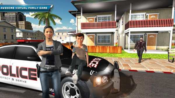 Real Virtual Family Working Mother Game 2018 screenshot 1