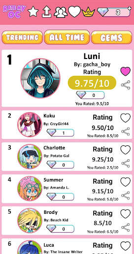 Rate My OC screenshot 5