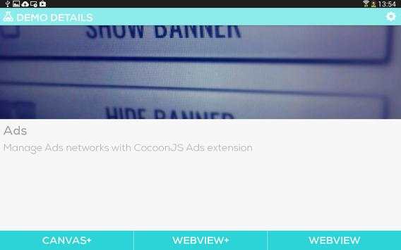 CocoonJS Launcher screenshot 11
