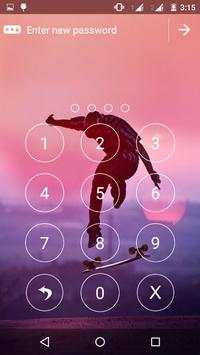 Skateboarding App Lock Theme screenshot 3