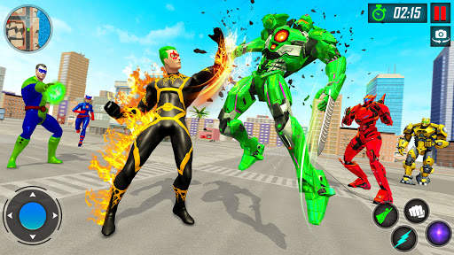 Robot VS Superhero Fighting Game screenshot 3