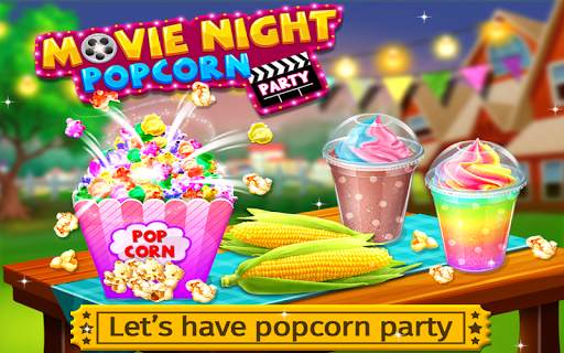 Movie Night Popcorn Party - Fun Game screenshot 1