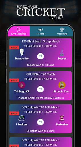 Skyexchange Cricket Live Line screenshot 1