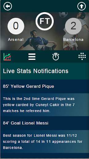 Football live scores & stats screenshot 2
