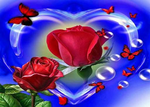 Wonderful Flowers Roses Animated images Gif 8 تصوير الشاشة