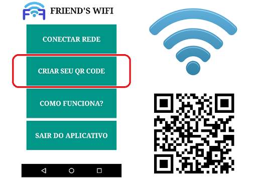 Friends Wi-Fi (Compartilhar rede e senha WiFi) screenshot 1