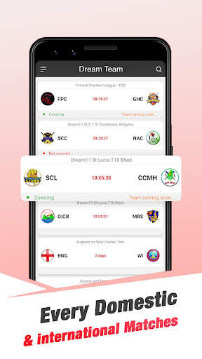 Dream Team 11 - Cricket Prediction & Live Score screenshot 1