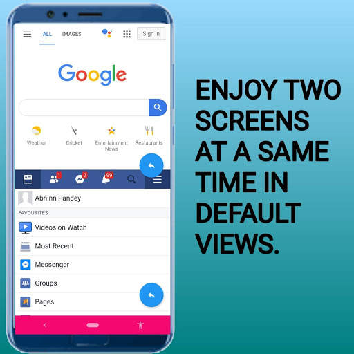 Dual screen browser pro-use two screens at a time. screenshot 3