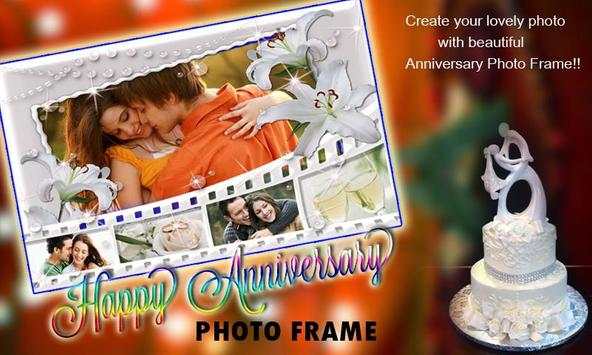 Anniversary Photo Frame Maker screenshot 1