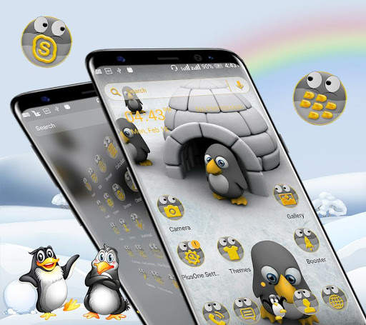 Cute Penguin Launcher Theme screenshot 3