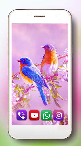 Spring Birds Live Wallpaper स्क्रीनशॉट 1