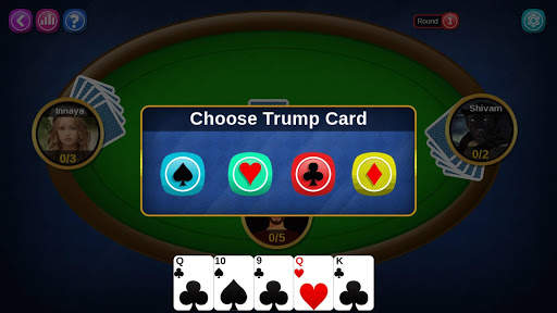 3 2 5 card game - indian card games screenshot 1