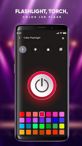 Flashlight, Torch, Color LED FLASH screenshot 2