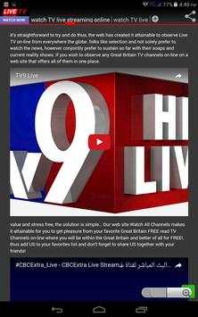 watch tv live streaming online screenshot 4