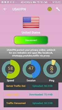 USA VPN- Best free vpn service screenshot 4
