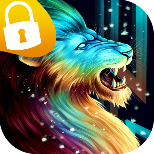 Lion Art Passcode Lock Screen &amp; Wallpapers 🦁 icon