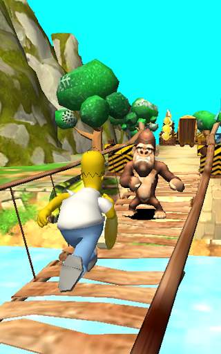 Subway Bart Dash : Jungle Sims Adventure скриншот 2