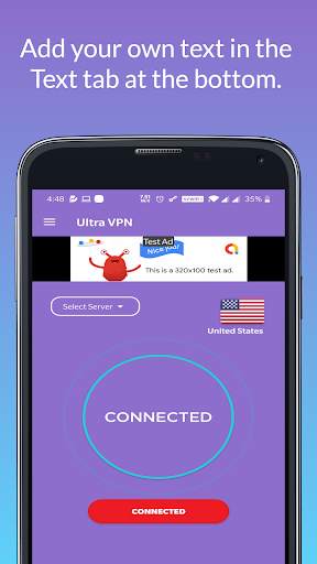 Ultra VPN screenshot 1