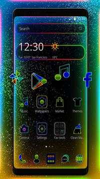 LED Light Border launcher Theme screenshot 2