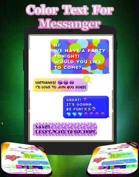 Color Your Text Messages for whatsapp & facebook screenshot 3