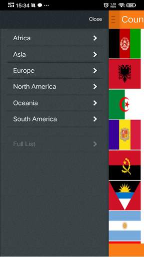 Countries of World screenshot 2