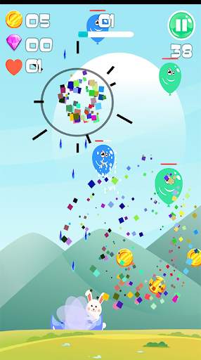 balloon pop game latest new game 2021 :bunny fight screenshot 13
