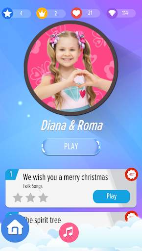 Diana Piano tiles screenshot 1