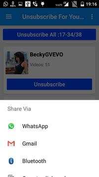 Unsubscribe For YouTube screenshot 3