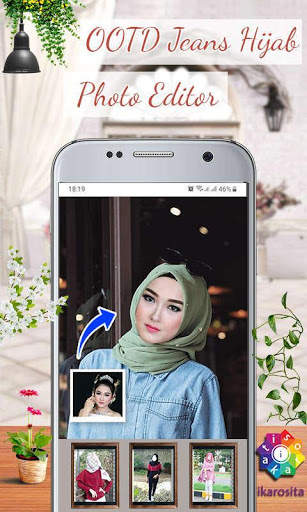 OOTD Jeans Hijab Photo Editor screenshot 1
