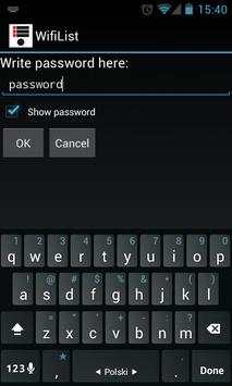 WiFi List widget Free screenshot 2