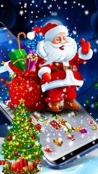 3D Christmas tree launcher theme screenshot 3