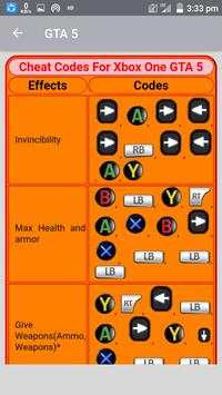 GTA Cheats Offline screenshot 4