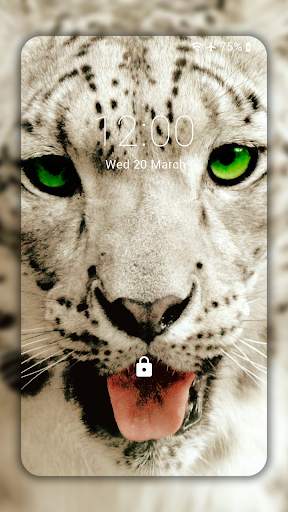 Snow Leopard Wallpaper HD : backgrounds & themes screenshot 1